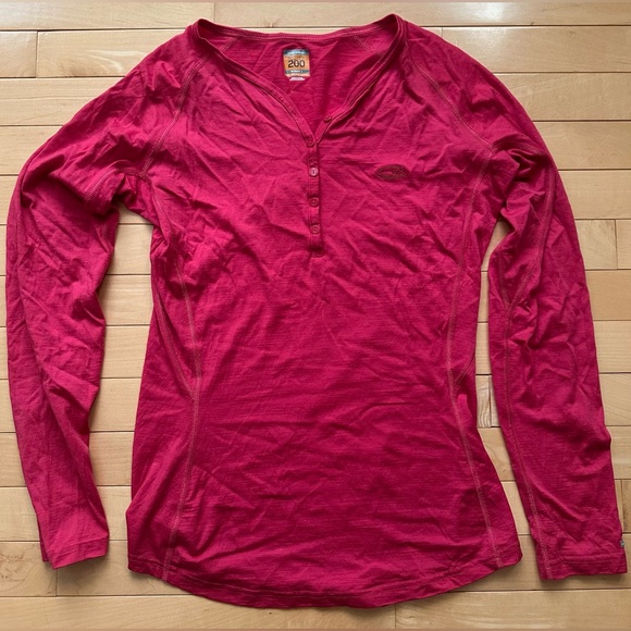 Icebreaker Bodyfit 200 merino henley · women’s size l - Picture 9 of 12